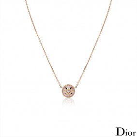 Dior Rose Gold Rose des Vents Necklace JRDV95007 Dior Rose Gold Rose des Vents Necklace JRDV95007